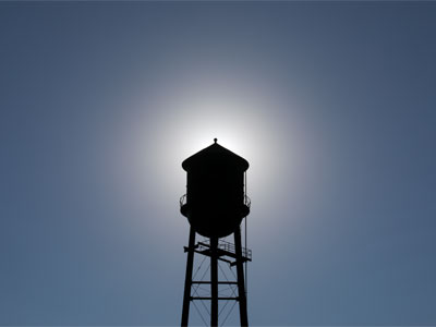 Find a shadow on the ground, stand in it, then look up.