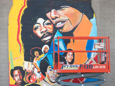 Artist Morris T. Howard is bringing on the funk (see September 13 above).