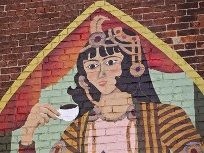 The Goddess of Coffee.