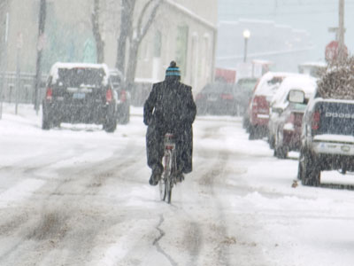 That lucky guy doesn`t have to scrape his windshield.