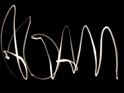 I`m getting better at writing with light (see January 11 above).