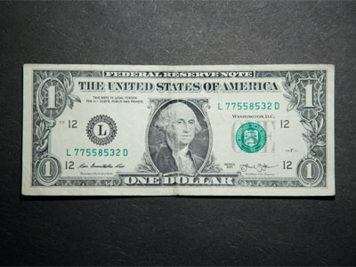 For instance, all true $1 bills are rectangular.  If someone offers you a $1 bill and it`s round, it`s probably a fake.