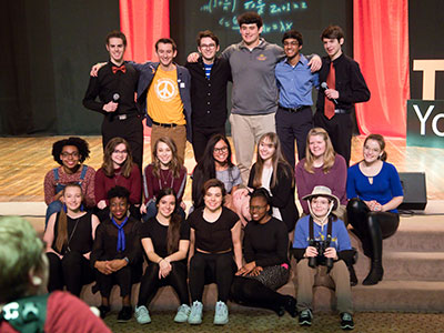 The presenters and performers at TEDx Youth@Dayton!