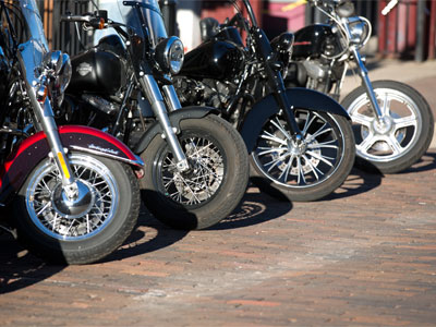 It`s motorcycle season in the Oregon District.