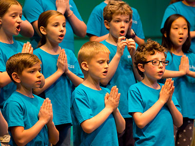 The kids in the choir are always angels.