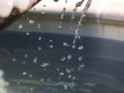 Fountain:  1/3200th of a second shutter speed.