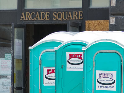 See, they`ve already put restrooms in the Arcade.