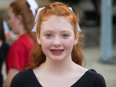 Gingers are plentiful at the Celtic Festival.