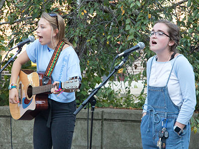 Holly & Emily will soon be famous pop music stars.