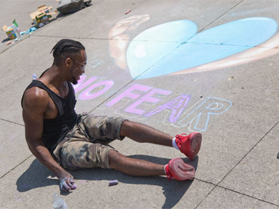 Boy Blue spreads a positive message:  Dayton No Fear.