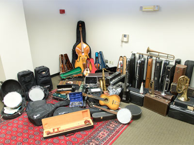 A lot of ex-musicians gave away their instruments.