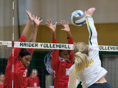 College volleyball is at a higher altitude than high school.