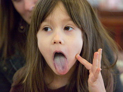 `Mommy, my tongue`s blue!`