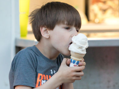 Ice cream is inherently social.