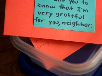 I got more cookies from my neighbor, but ate them before I could take a photo (see April 13, 2020).