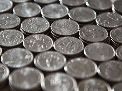 I`m personally responsible for the nation`s coin shortage.