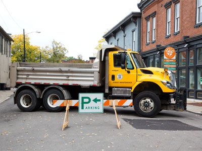 Weekend 6 of Oregon District streets being blocked off.  Only three more weekends of annoying inconvenience!