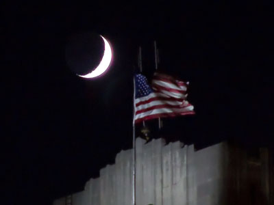 There`s still an American flag on the moon.