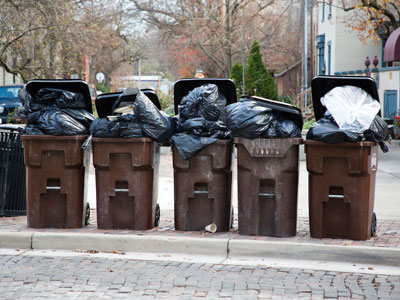 On a cold day in December, garbage is good enough.