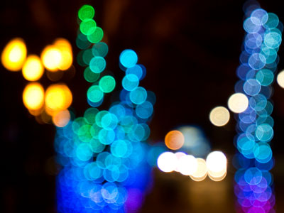 City lights, pretty lights.