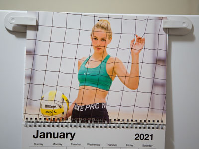 She was on the January page of my 2020 calendar too (see January 10 and June 10, 2020).