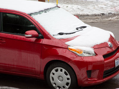 I may just wait for the snow on my car to melt -- in April.