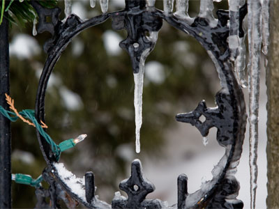 The stalactites of winter.