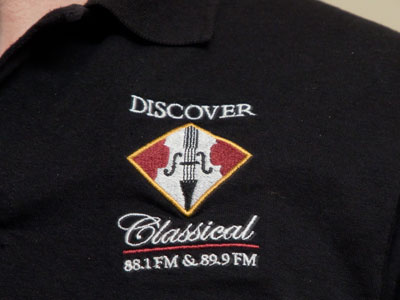 It`s pledge drive time, so I get out my special shirt.