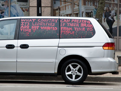 A van is cheaper than a billboard (see February 27, 2007).