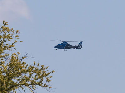 Along the Great Miami River:  CareFlight.