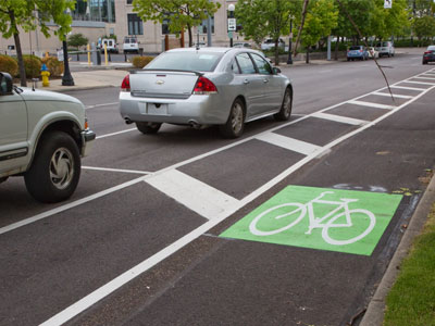 Maybe paint on the pavement helps (see April 20, 2021).