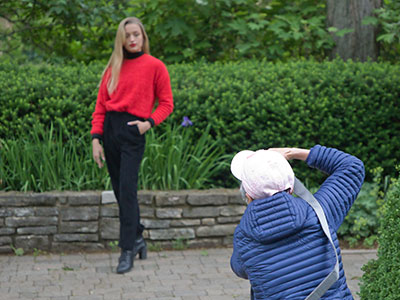 I thought my photography class would get rained out, but fortunately the weather cleared up.  But it was COLD!