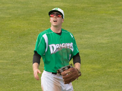 The face the right fielder makes when he knows it`s a home run.