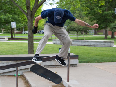 Getting air is easy.  The hard part is landing on the board.