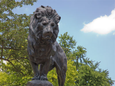 Leo the Lion survived the Great Dayton Flood of 1913.