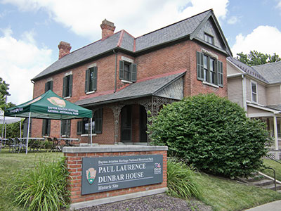 A birthday celebration was held at the Dunbar House.