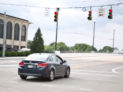 Impolite, law-breaking motorist.