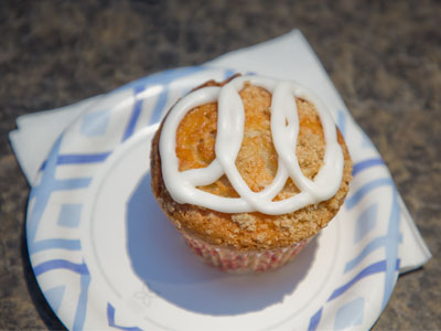 I don`t want any of my coworkers to eat this big fatty muffin, so I`ll eat it myself for their protection.