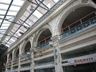 The Dayton Arcade isn`t completely finished yet.