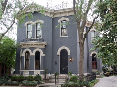 A house in the Oregon District built in 1873.