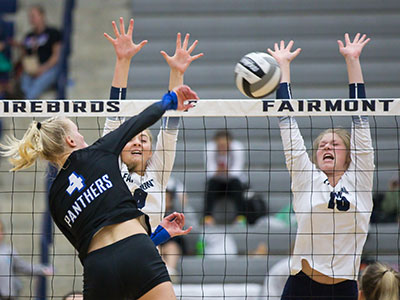 To get a volleyball picture that looks like this, I have to take a lot of volleyball pictures that don`t look like this.