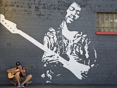 `Hey, take a picture of me with Jimi!`