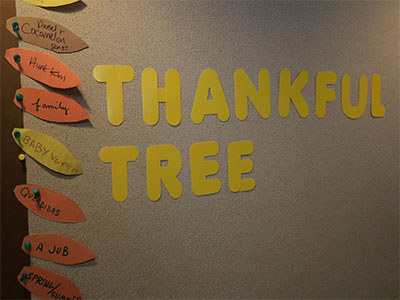 What are you thankful for?