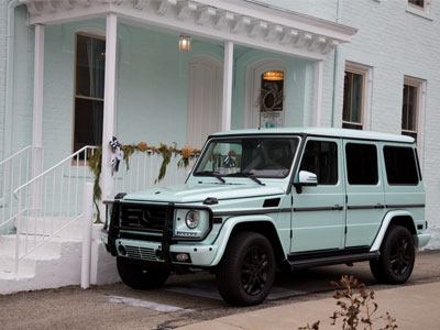 Which came first:  the pistachio car or the pistachio building?