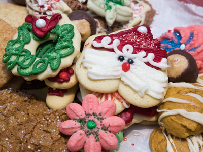 Yesterday someone brought cupcakes, and today it`s cookies.  Maybe tomorrow they`ll bring figgy pudding.