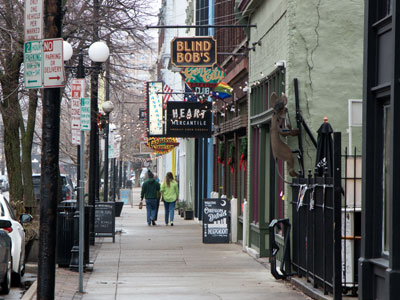 I decided to try something unusual today, so I walked through the Oregon District.