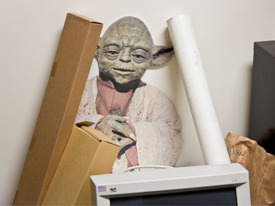 `Clean your office you must.`