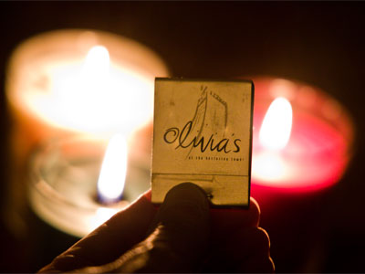 Before Olivia`s Restaurant closed in 2003, I picked up a pack of matches, knowing that I would need it in 2022.