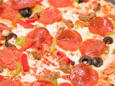 An ideal world would include pizza at least once a day.