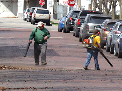 Walking to work this morning (to save gas), I avoided this street.  I didn`t want to sneeze all day.